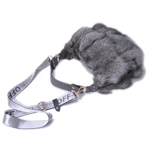 2022 New Lady Luxury Handbag Women Fashion Fox Fur Shoulder Bag Top Quality Messenger Bag 8803