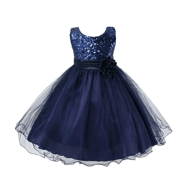 3-15Y Girls Dresses Children Ball Gown Princess Wedding Party Dress Girls Party Clothes