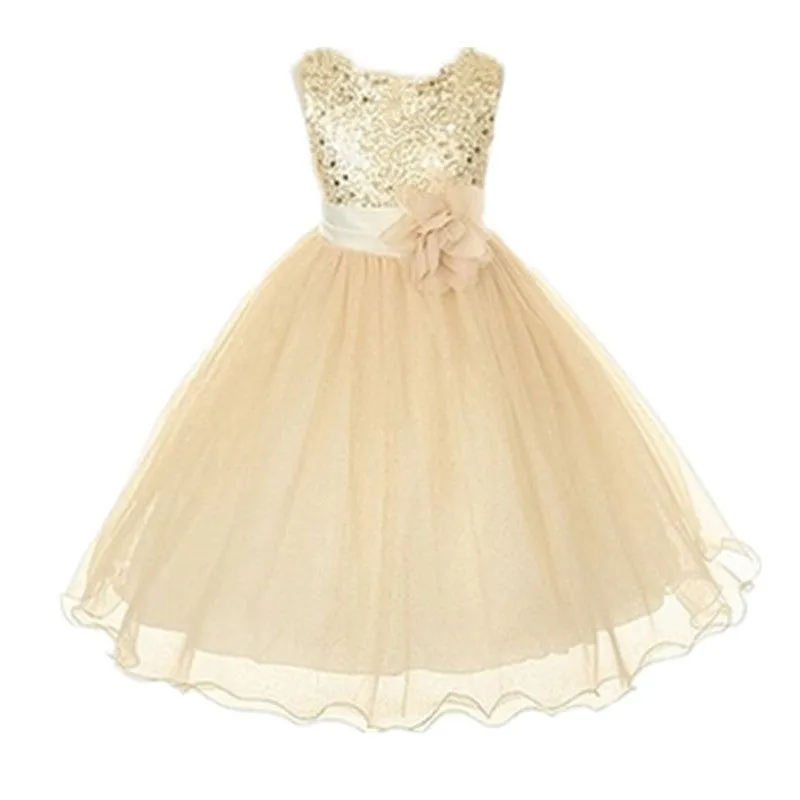 3-15Y Girls Dresses Children Ball Gown Princess Wedding Party Dress Girls Party Clothes