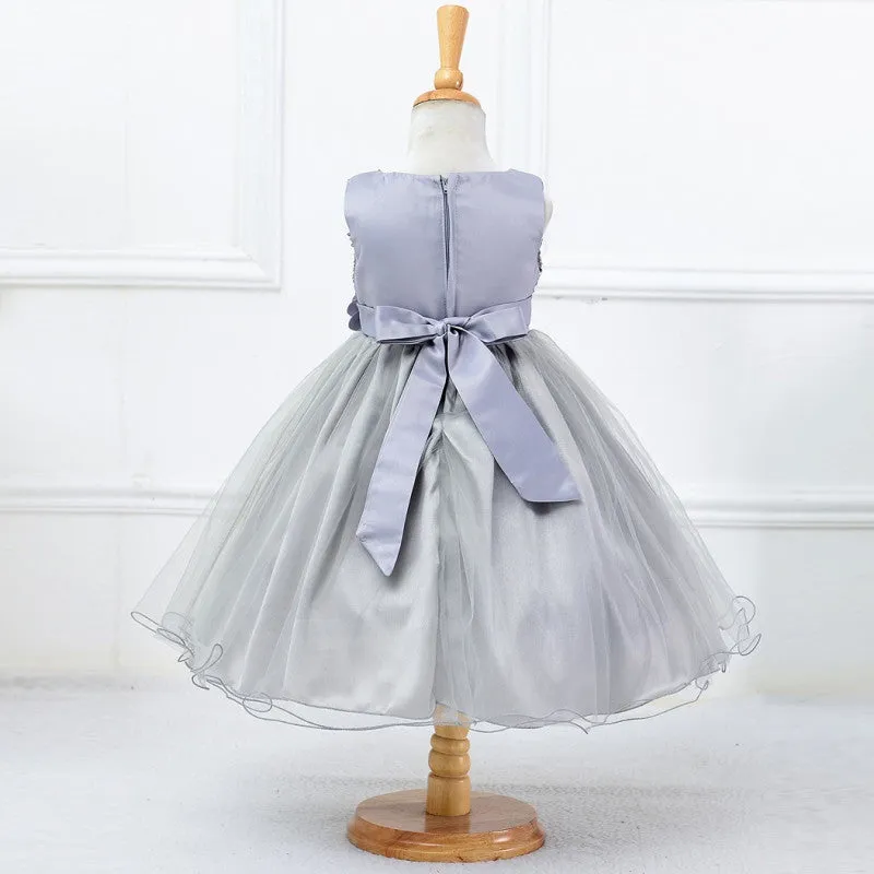 3-15Y Girls Dresses Children Ball Gown Princess Wedding Party Dress Girls Party Clothes
