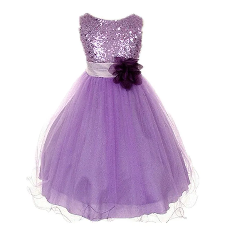 3-15Y Girls Dresses Children Ball Gown Princess Wedding Party Dress Girls Summer Party Clothes