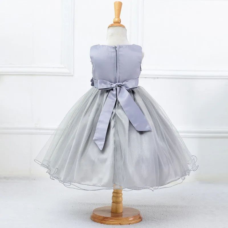 3-15Y Girls Dresses Children Ball Gown Princess Wedding Party Dress Girls Summer Party Clothes