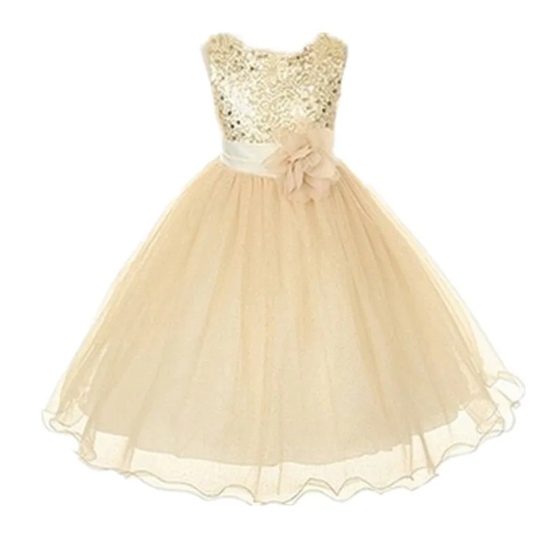 3-15Y Girls Dresses Children Ball Gown Princess Wedding Party Dress Girls Summer Party Clothes