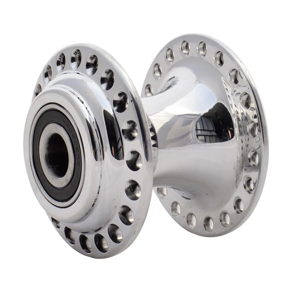40 Spoke Chopper Spool Hub - Polished Aluminum