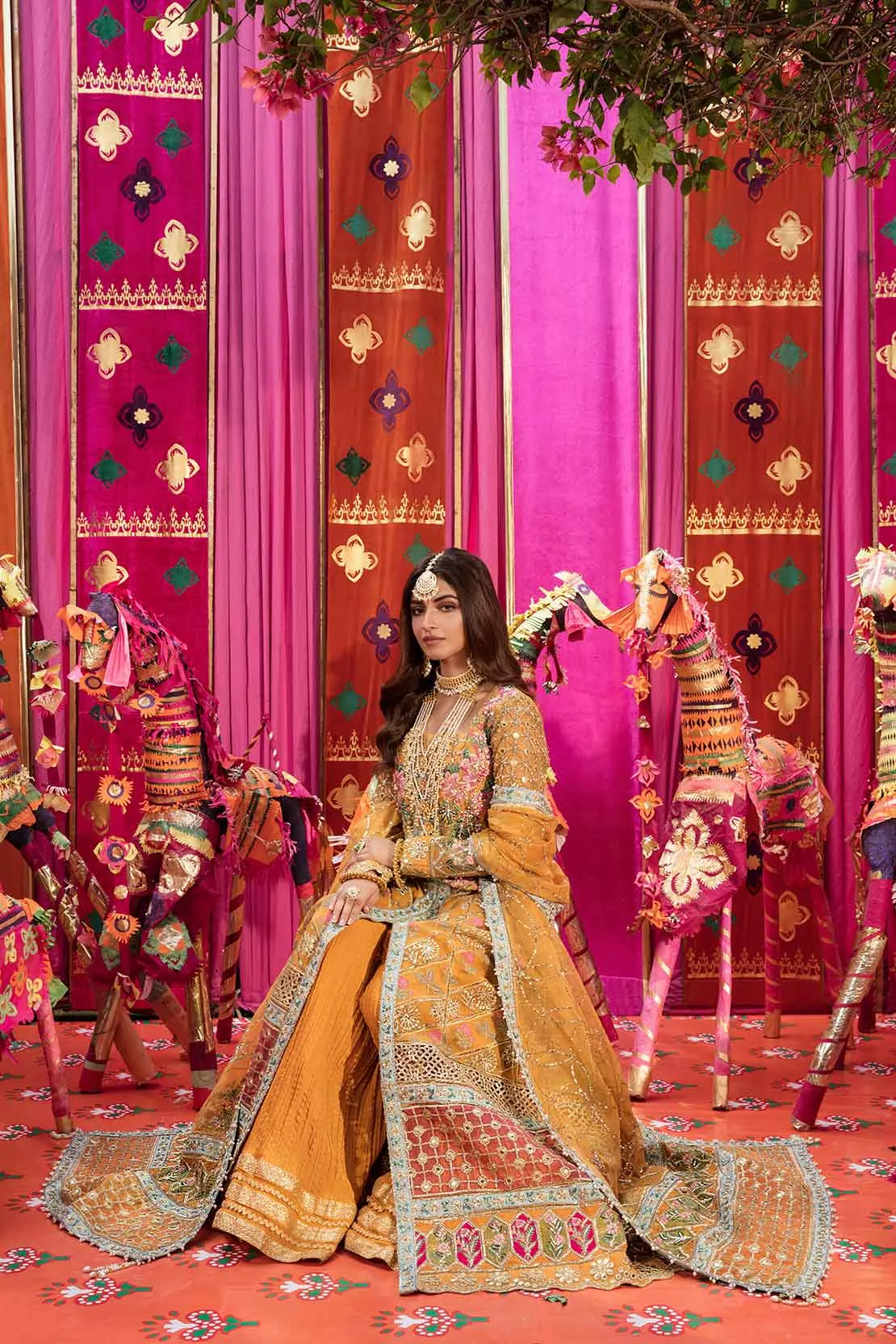 4A SUCHA GOTA - KAYSERI | Crimson X Saira Shakira Wedding Collection '22 | Unstitched Embroidered Velvet Suits