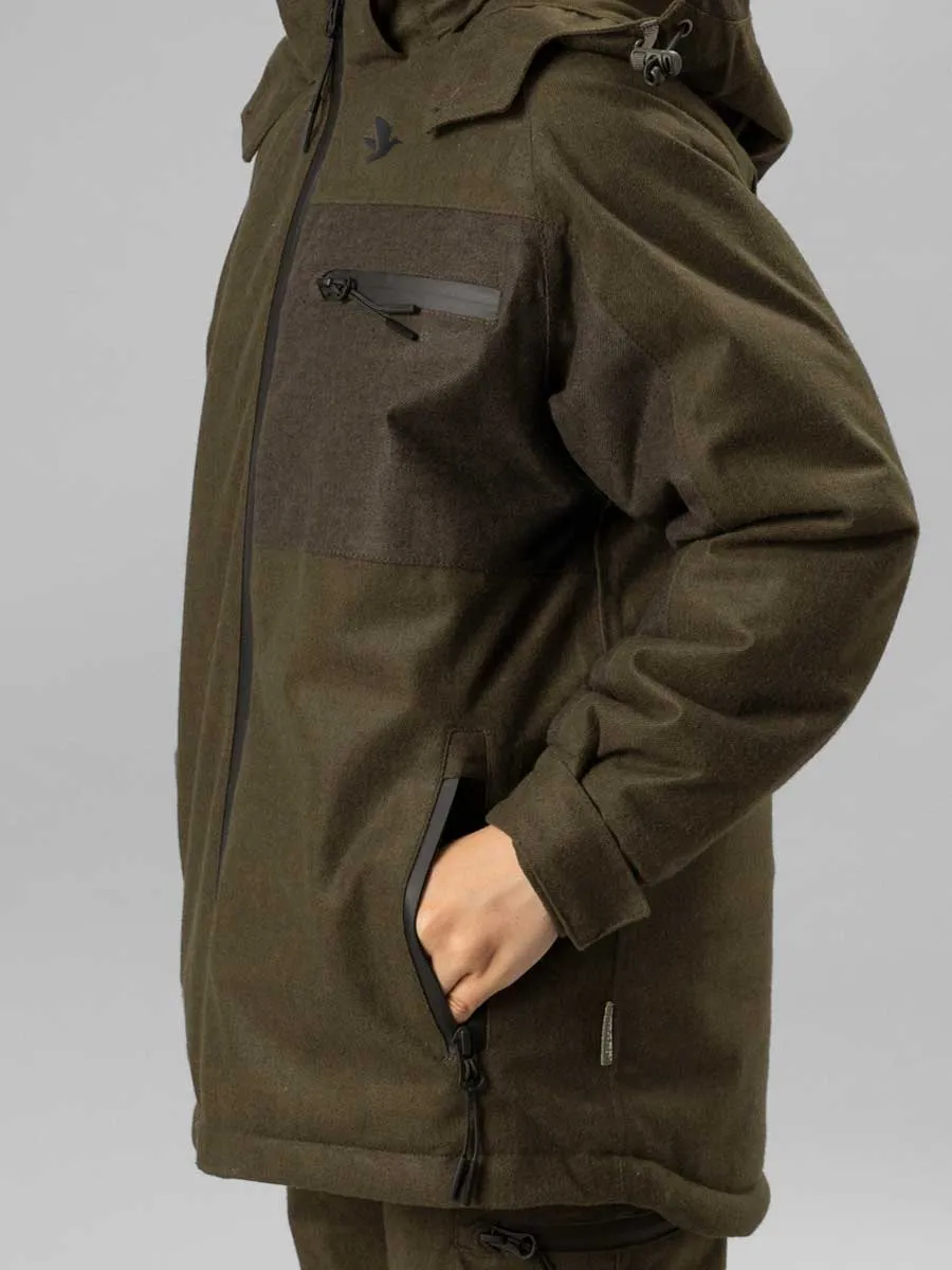 50% OFF SEELAND Avail Junior Jacket - Kids - Pine Green Melange