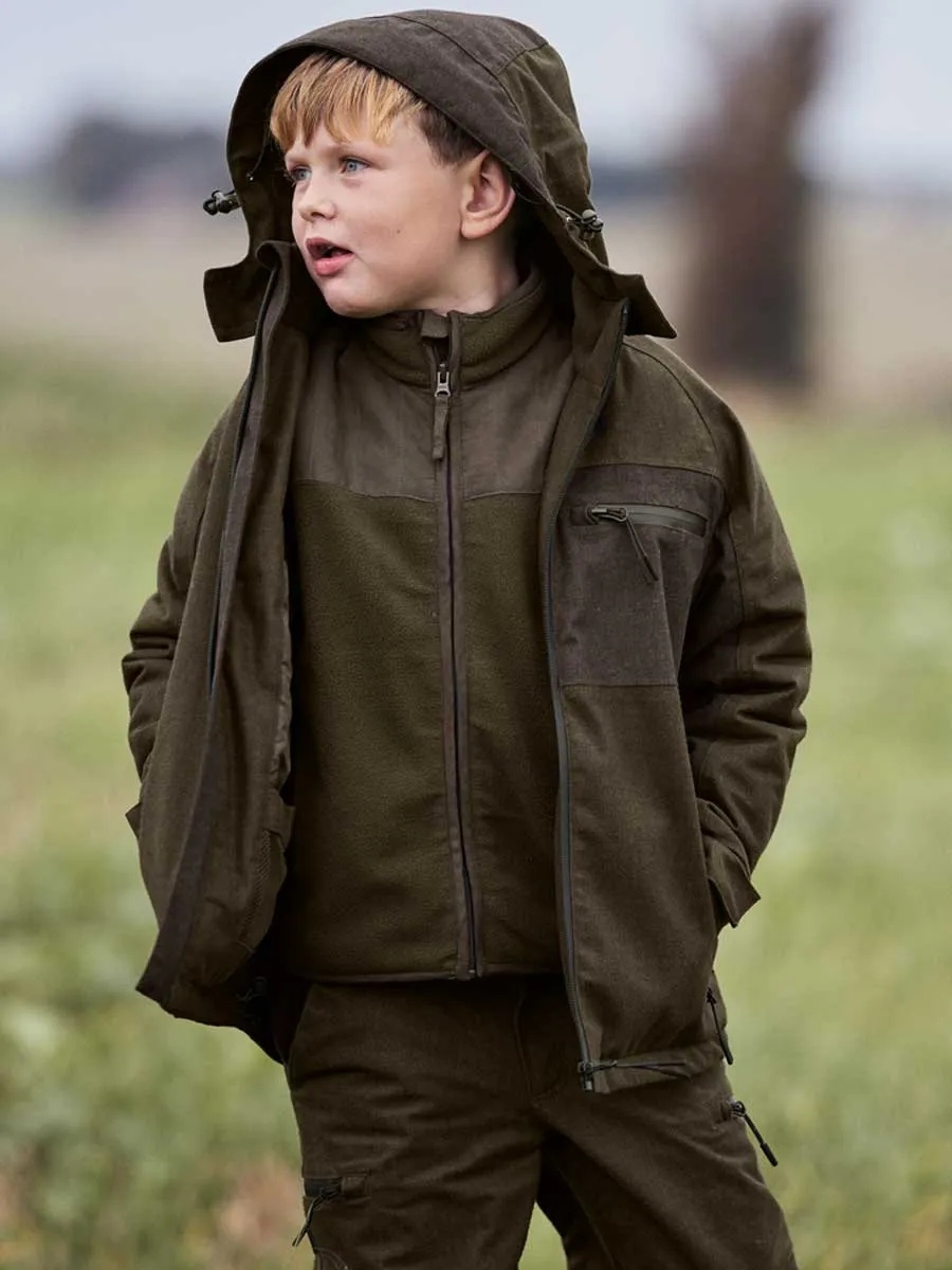 50% OFF SEELAND Avail Junior Jacket - Kids - Pine Green Melange