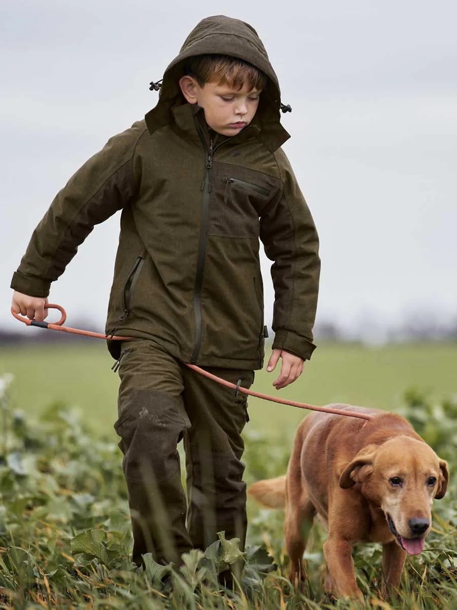50% OFF SEELAND Avail Junior Jacket - Kids - Pine Green Melange