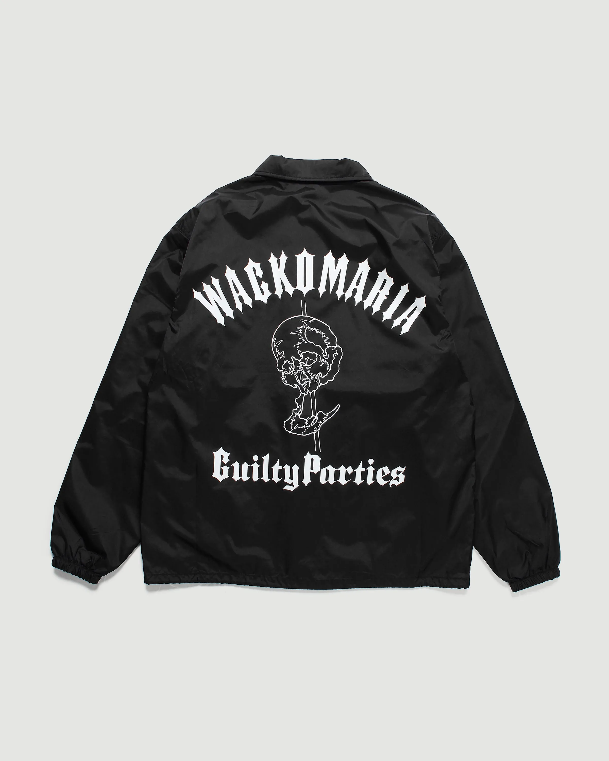 56 Tattoo Studio Coach Jacket Black