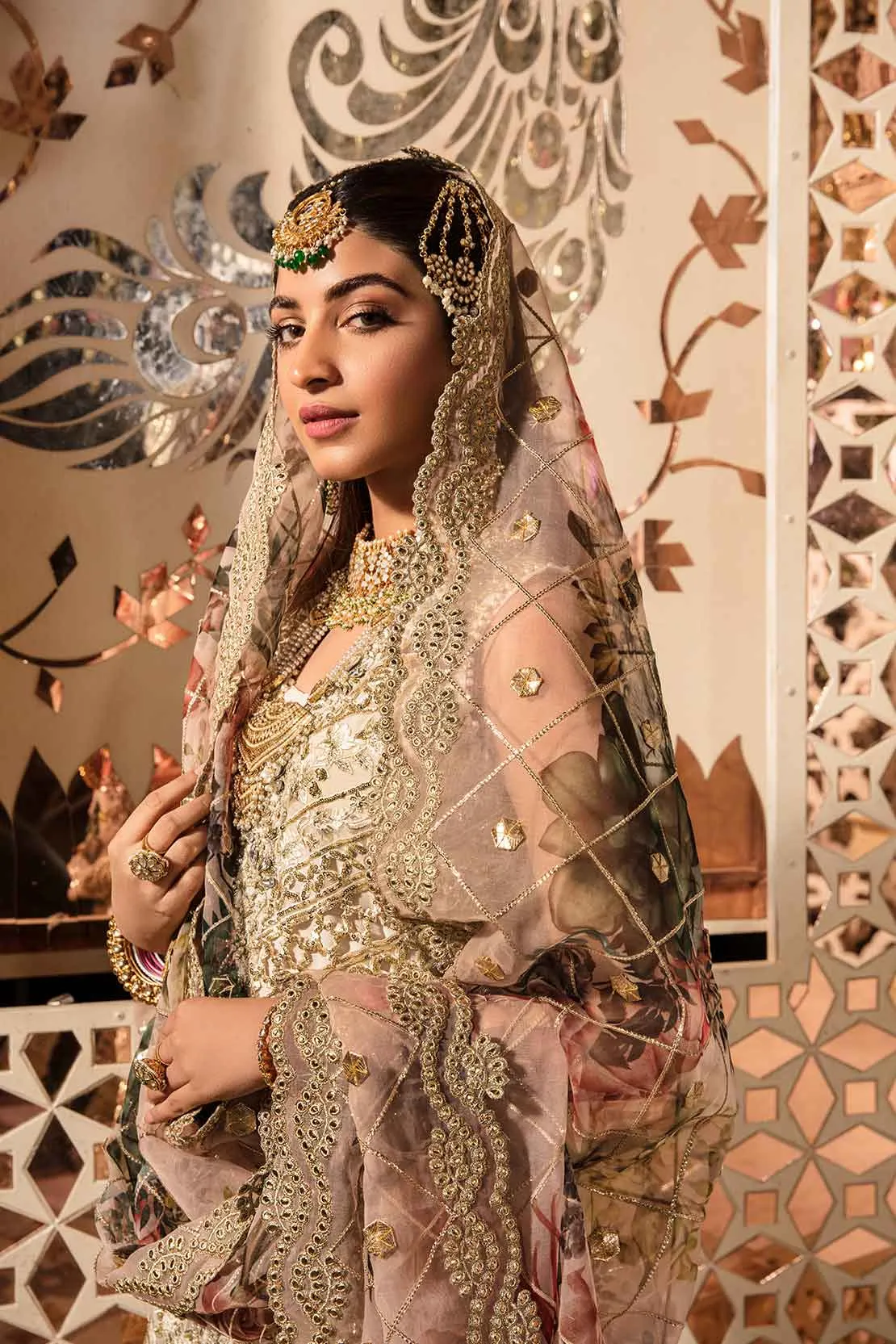 5A A CUTWORK AFFAIR - IVORY | Crimson X Saira Shakira Wedding Collection '22 | Unstitched Embroidered Velvet Suits
