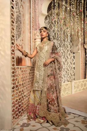 5A A CUTWORK AFFAIR - IVORY | Crimson X Saira Shakira Wedding Collection '22 | Unstitched Embroidered Velvet Suits
