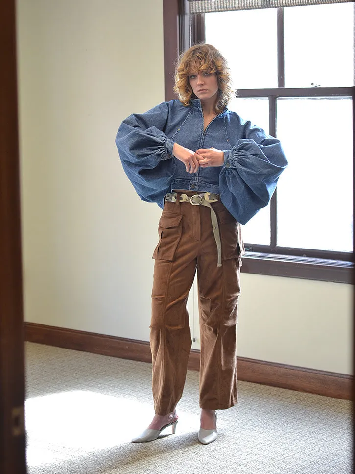 69 Poet Jacket, Medium Blue