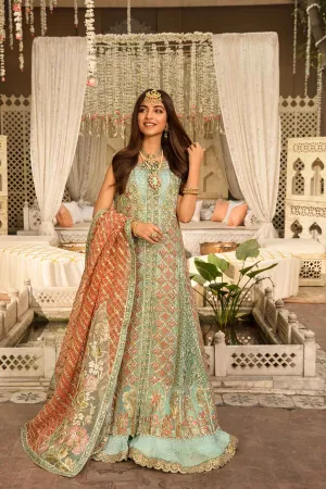 6A ARTISANAL STORIES - MAYA | Crimson X Saira Shakira Wedding Collection '22 | Unstitched Embroidered Velvet Suits