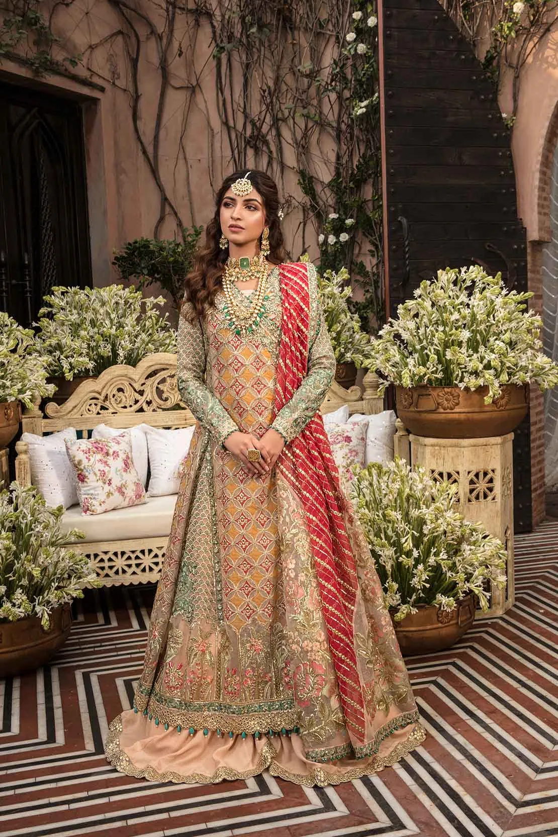 6B ARTISANAL STORIES - ROSE | Crimson X Saira Shakira Wedding Collection '22 | Unstitched Embroidered Velvet Suits