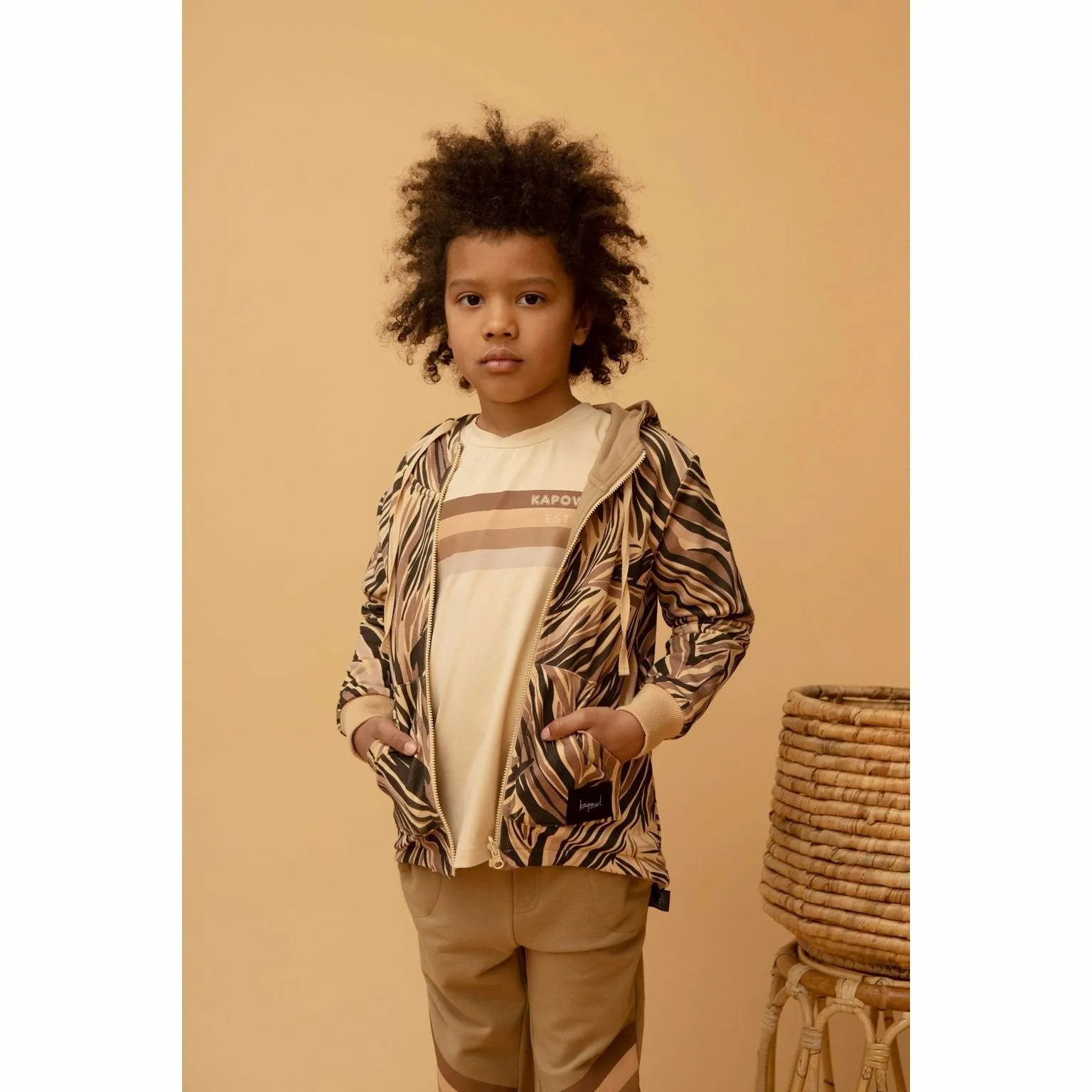 Animalistic Reversible Zip Jacket