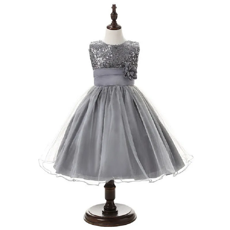 Arrival Flower Girls Dress Summer Princess Wedding Party Kids Costume Baby Girls Clothes High Quality Children Clothing