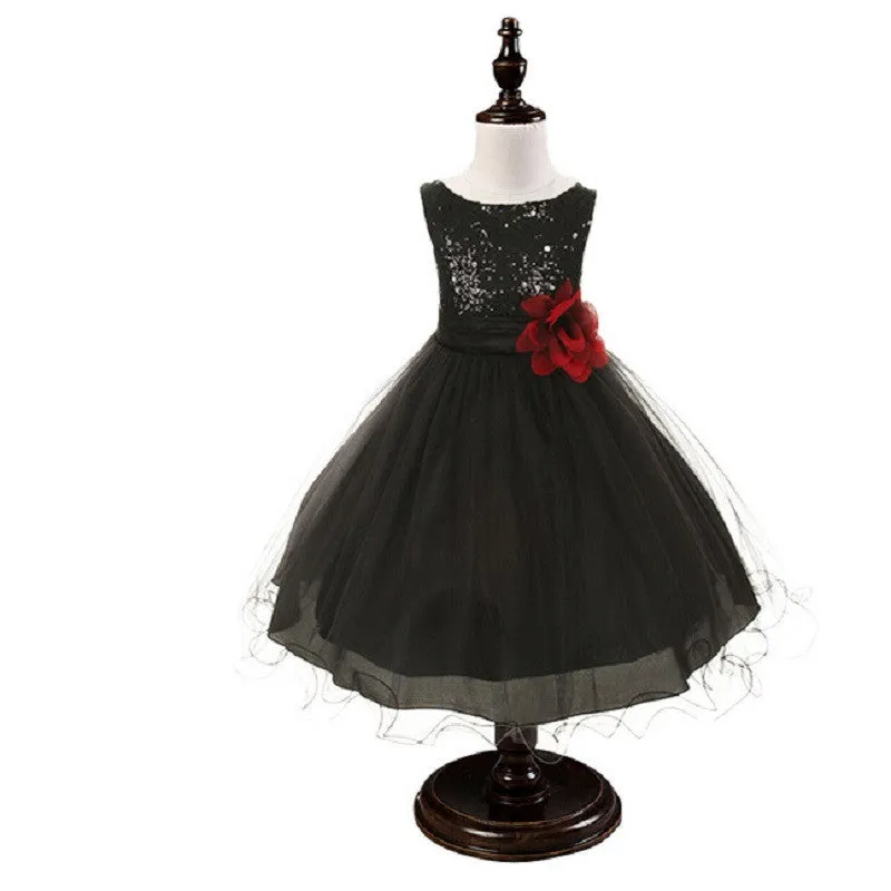Arrival Flower Girls Dress Summer Princess Wedding Party Kids Costume Baby Girls Clothes High Quality Children Clothing