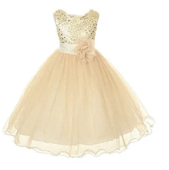 Arrival Flower Girls Dress Summer Princess Wedding Party Kids Costume Baby Girls Clothes High Quality Children Clothing