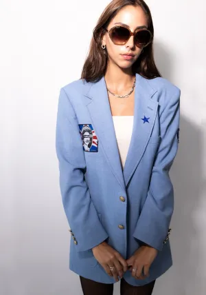 Baby Blue The Jam Blazer