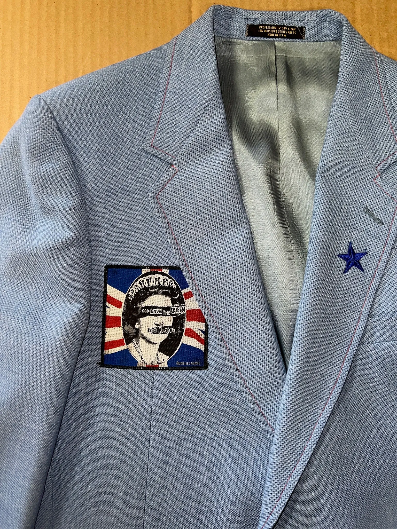 Baby Blue The Jam Blazer