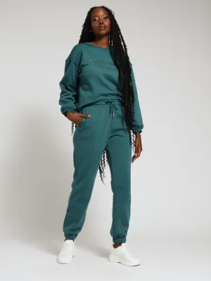 Basic Fleece Pullover - Dark Teal