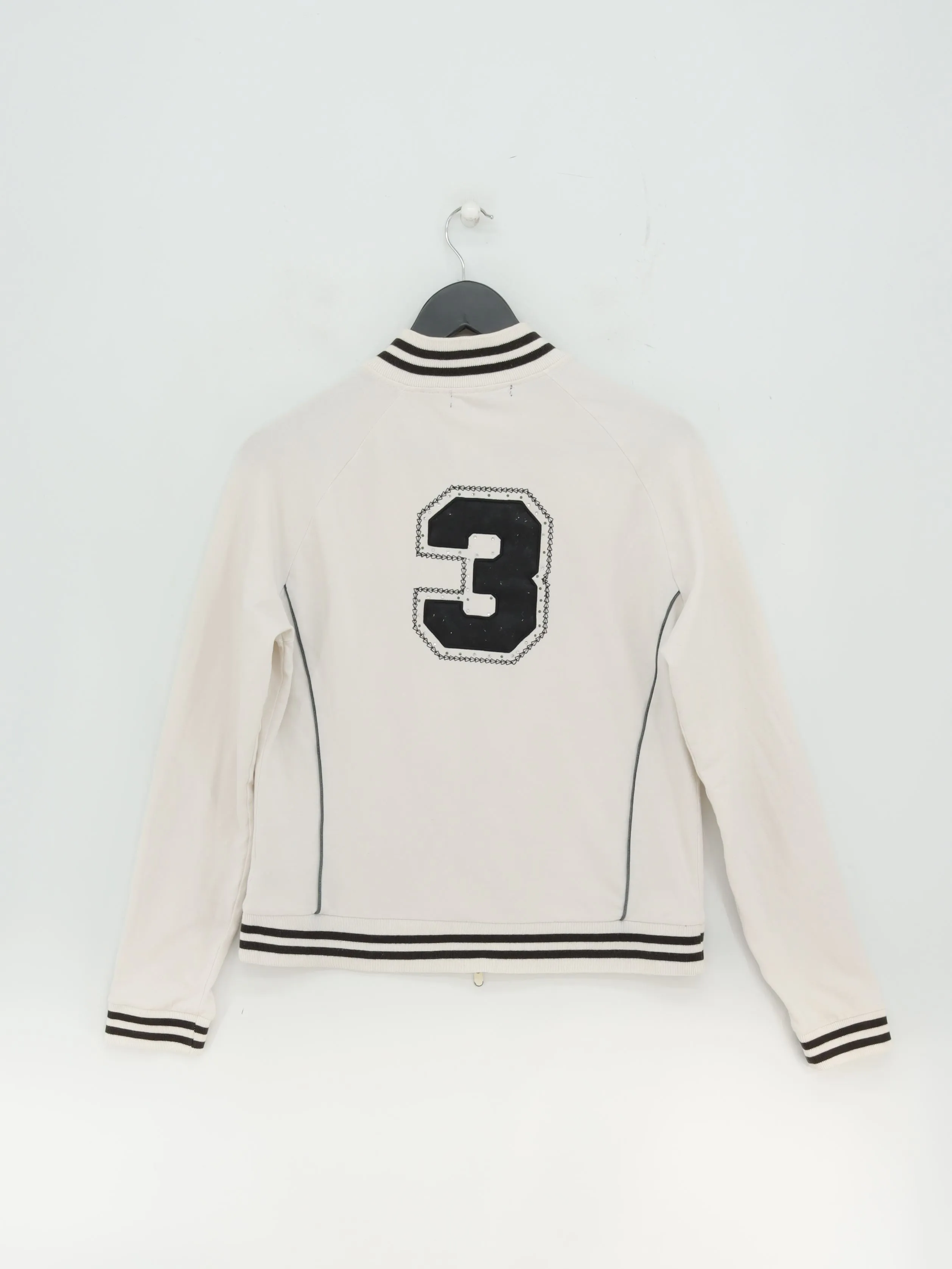 BCBGMAXAZRIA Women's Jacket XL White Other with Cotton, Nylon, Spandex