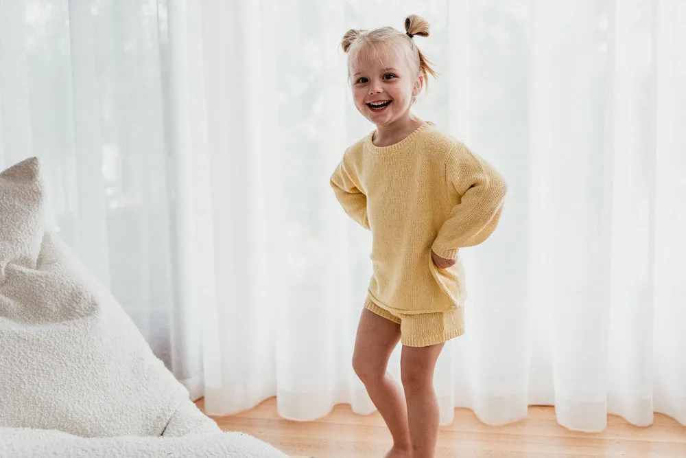 Beach Sweater - Lemon