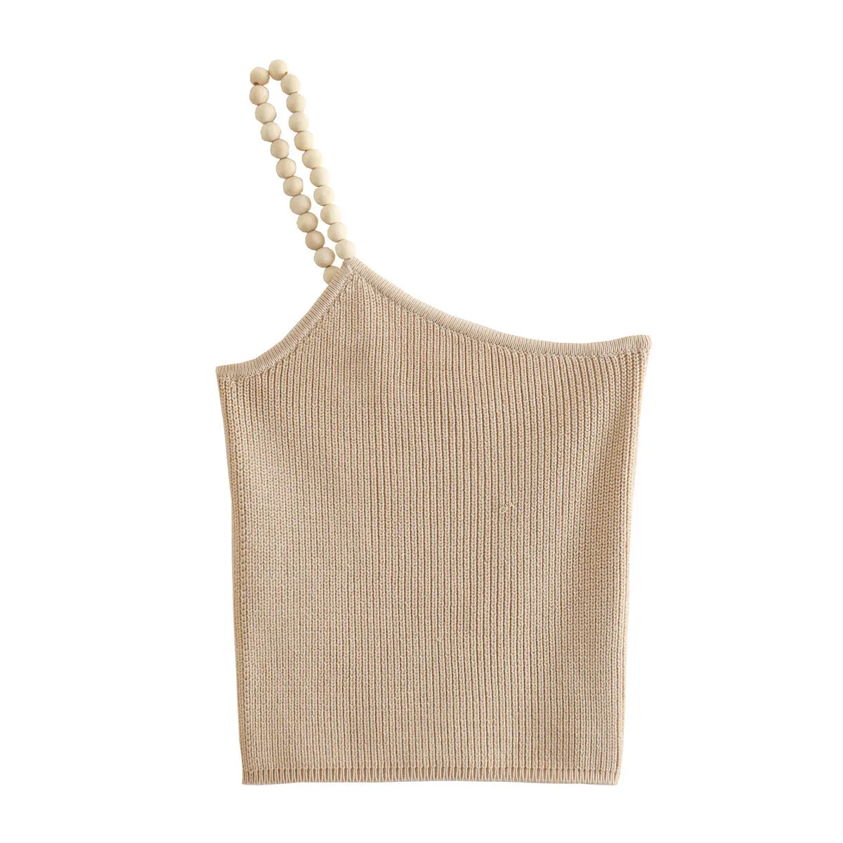 Bead Straps Knit Sweaters Camis Tank Tops