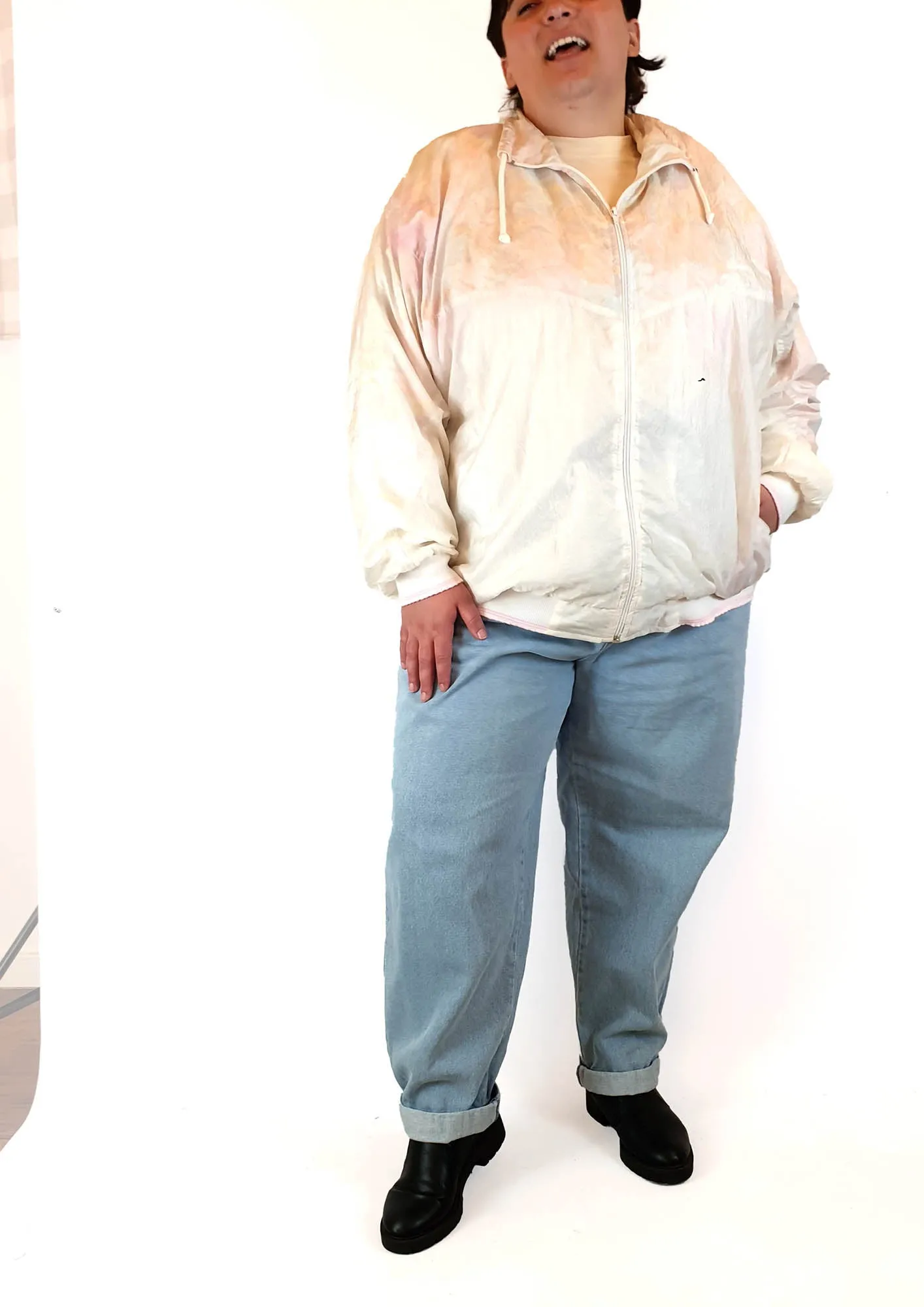 BIB (Big is Beautiful) vintage bomber jacket size 22