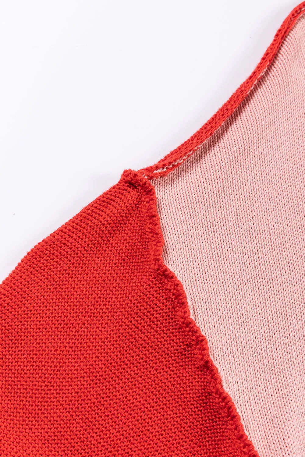 Bishop Sleeve Ribbed Trim Sweater