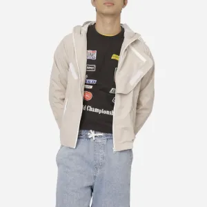 Branded Men's Lightweight Utility Jacket Cream