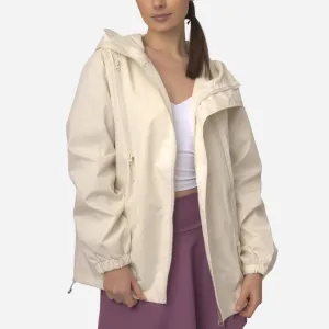 Branded Women's Lightweight Jacket Beige