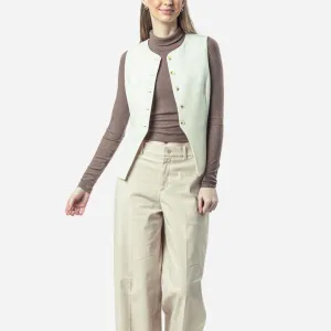 Branded Women's Vest Top Cream