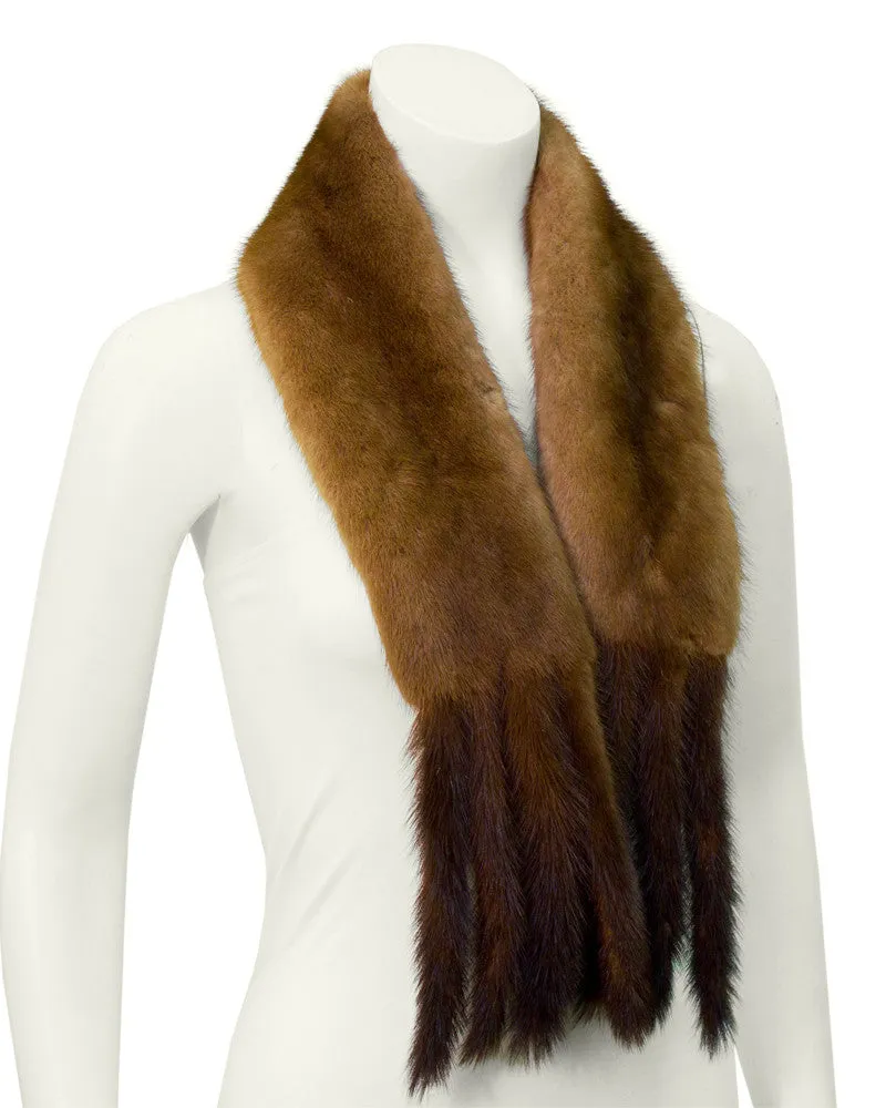 Brown Mink scarf