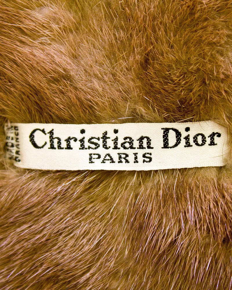 Brown Mink scarf
