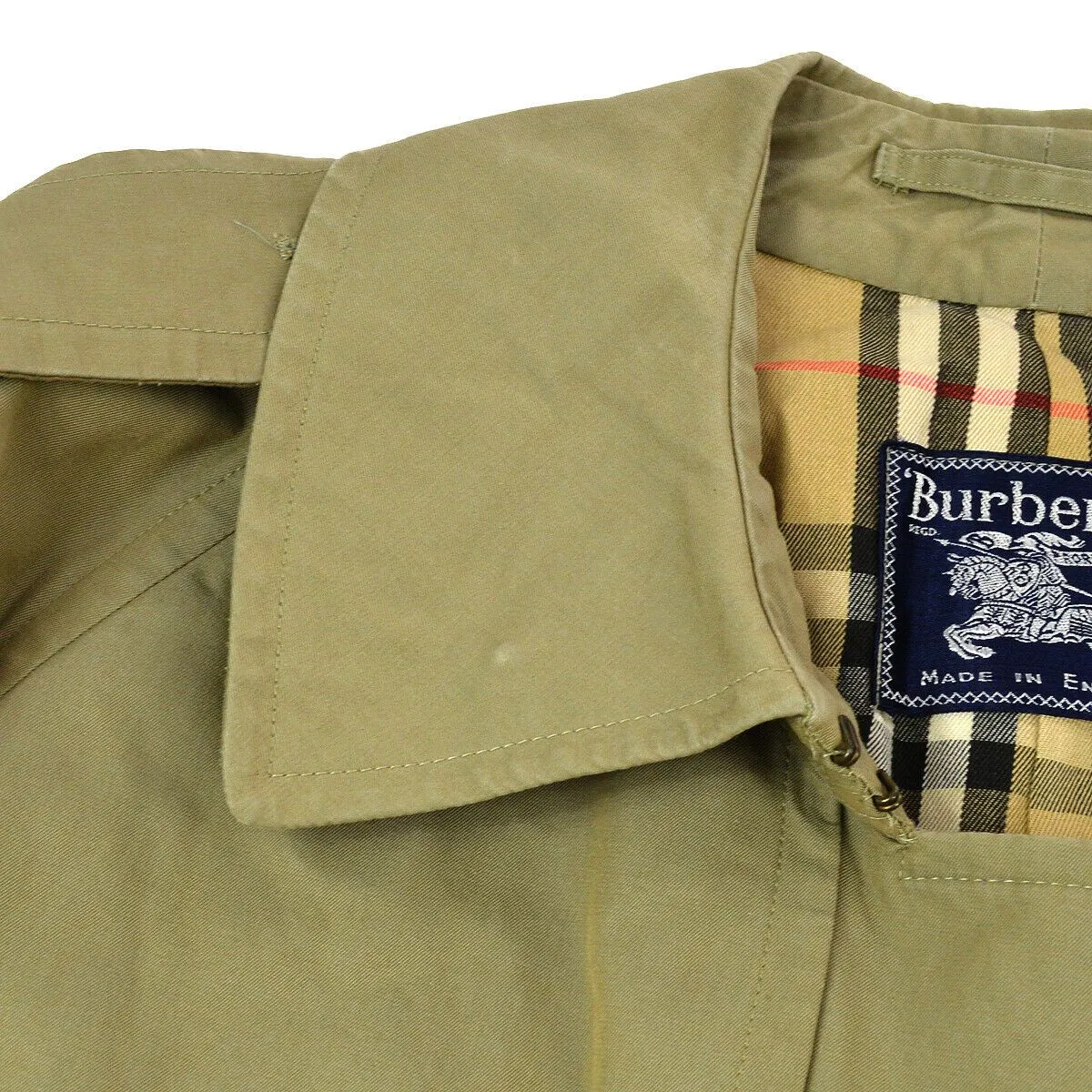 Burberry Long Sleeves Trench Coat Jacket Brown Double Breasted 02299