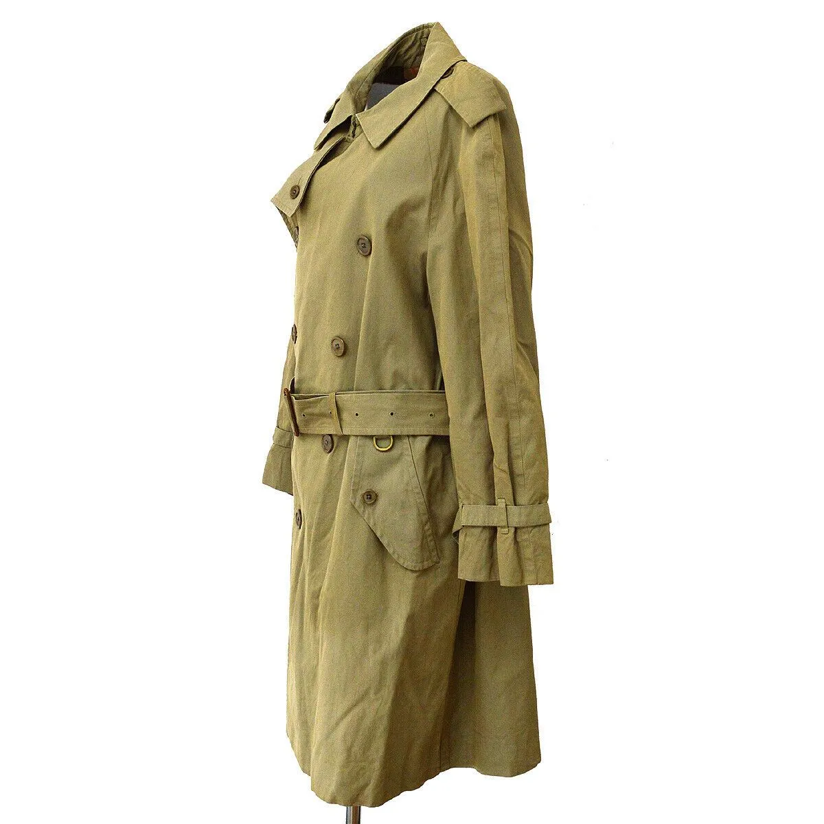 Burberry Long Sleeves Trench Coat Jacket Brown Double Breasted 02299