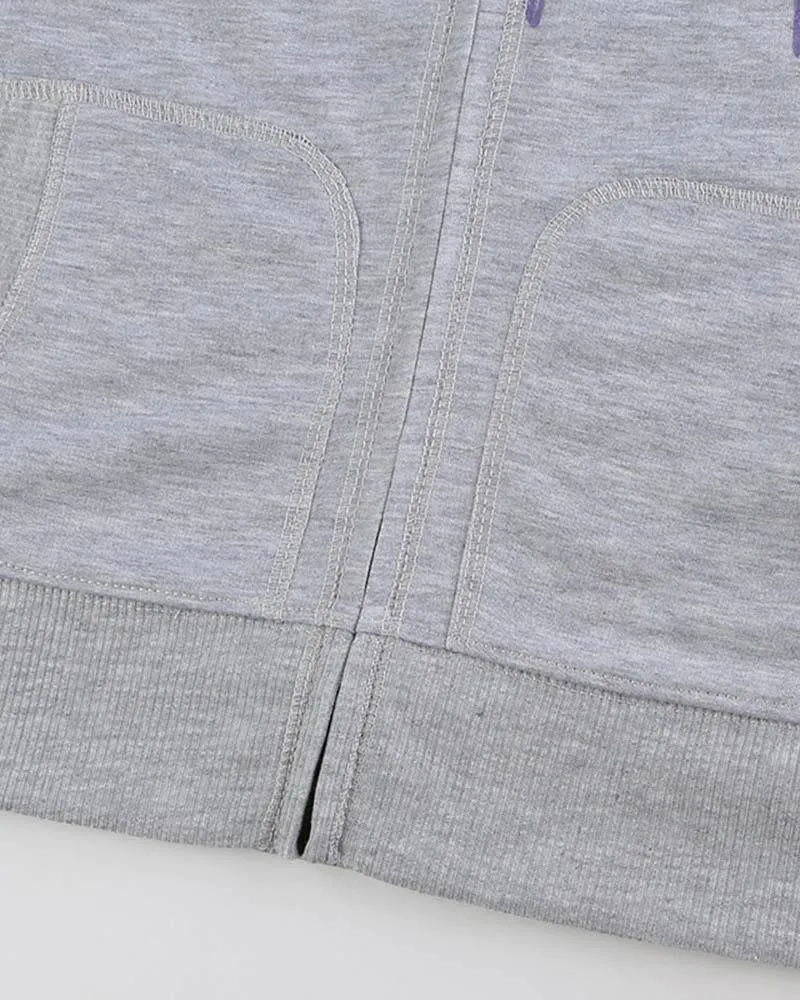 Butterfly Vintage Printed Hoodie