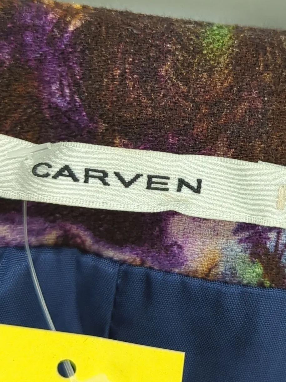 Carven Women's Jacket Chest: 32 in Multi Cotton with Viscose