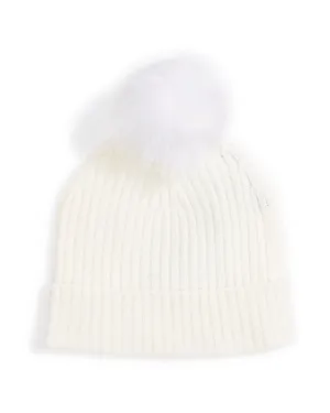Cashmere Pom Pom Beanie