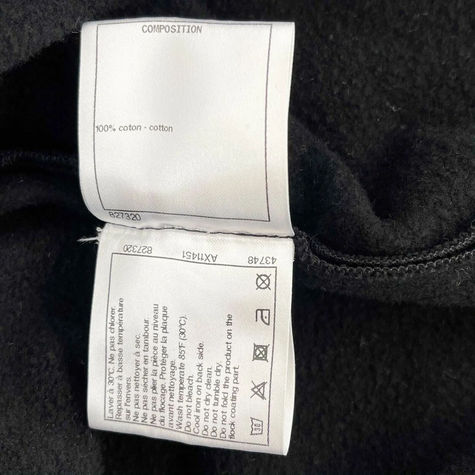 Chanel - 2017 Black Gabrielle Chanel Coco Script Sweatshirt - Size 42 US Large