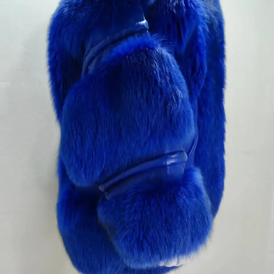 Christian Dior 1980s Blue Mink Jacket