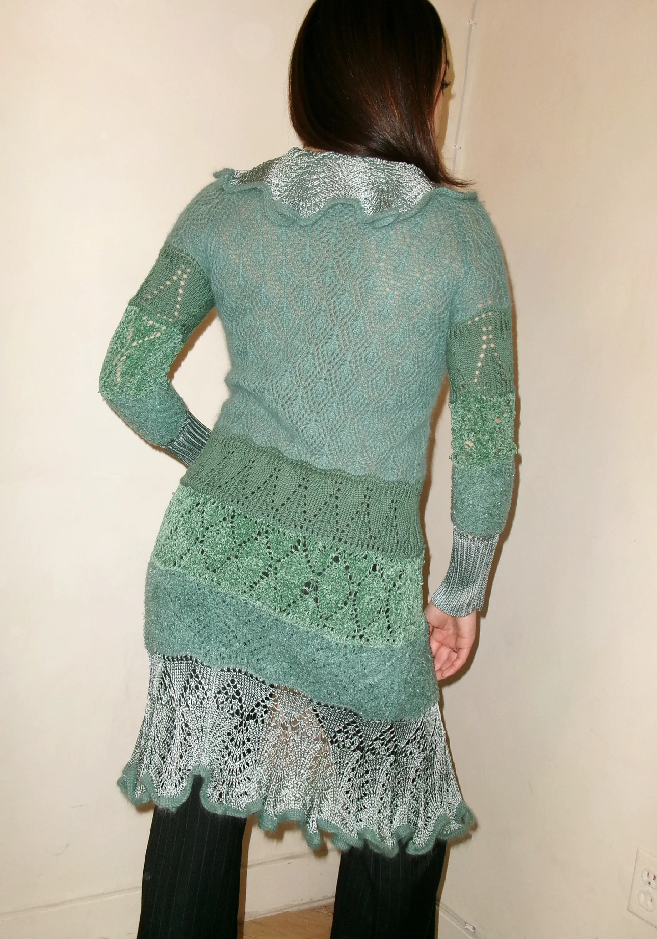 Christian Lacroix Bazaar Blue Cardigan