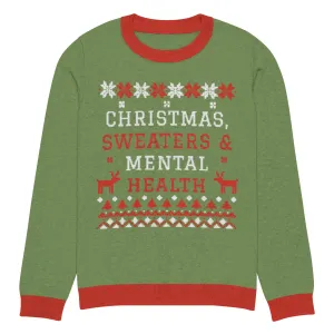 Christmas, Sweaters & Mental Health Knitted Sweater