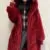 Coat Winter Runaway Plush Warm Voice-activated Jacket Fashion Rabbit Women Faux Brand Zip Limited edition Thick Fur Luxury Overcoats Long Fake Hooded Fur