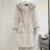 Coat Winter Runaway Plush Warm Voice-activated Jacket Fashion Rabbit Women Faux Brand Zip Limited edition Thick Fur Luxury Overcoats Long Fake Hooded Fur