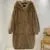 Coat Winter Runaway Plush Warm Voice-activated Jacket Fashion Rabbit Women Faux Brand Zip Limited edition Thick Fur Luxury Overcoats Long Fake Hooded Fur