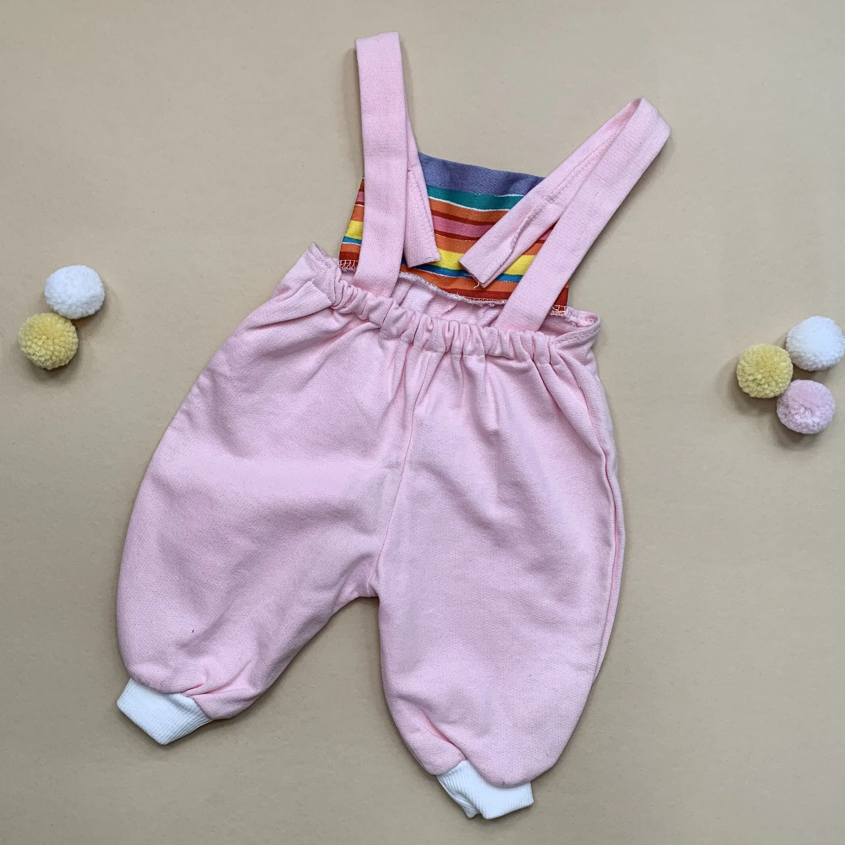 Colourful Fleece-Lined Cosy Baby Romper