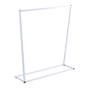 Commercial Clothing Garment Rack Retail Shop White