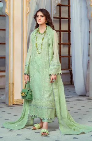 Cotton Net Salwar Kameez Pakistani Embroidered Dress